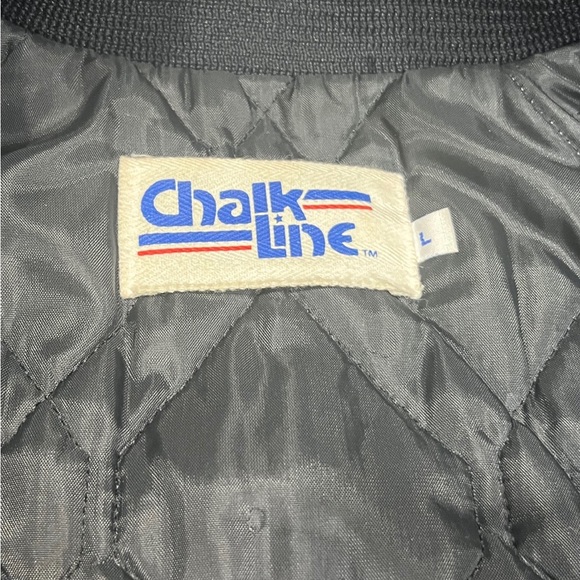 NWOT Vintage 80s Chalkline Spell Out Jacket MLB Baltimore Orioles - Picture 7 of 9